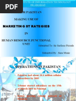 Marketing At TELENOR Pakistan