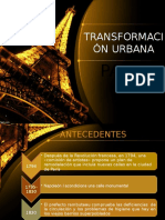 Tranformacion Urbana