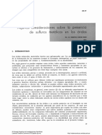 Algunas Consideraciones Sobre La Presencia de Sulfuros Metálicos en Los Áridos PDF