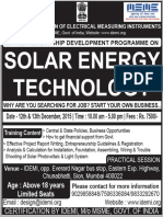 Solar Energy Technology