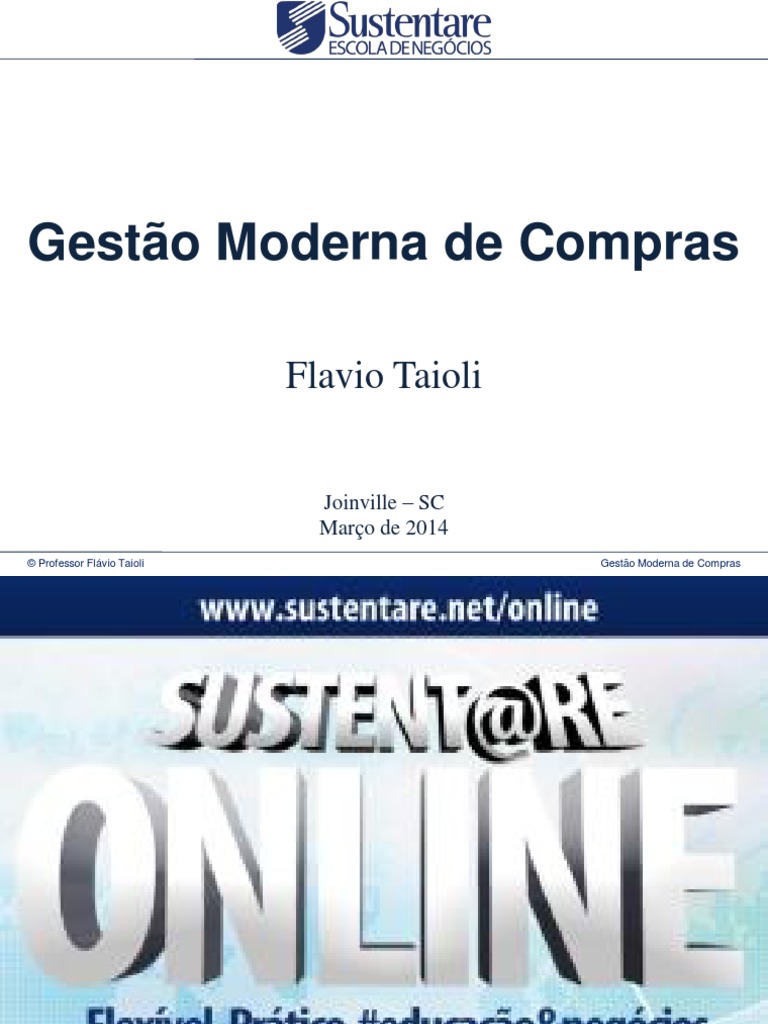 Apostila Gestão Moderna em Compras P 1 | PDF | Cadeia de suprimentos ...