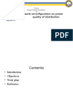 Effect of Network Reconfiguration On Power Quality of Distribution System