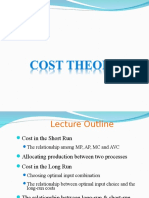 Cost theory (Microeconomics)