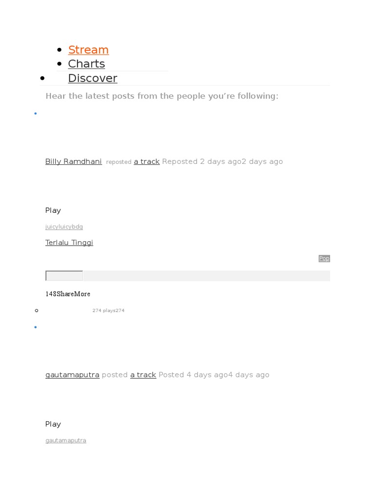 Charts Discover: Stream | PDF | Leisure | Entertainment (General)