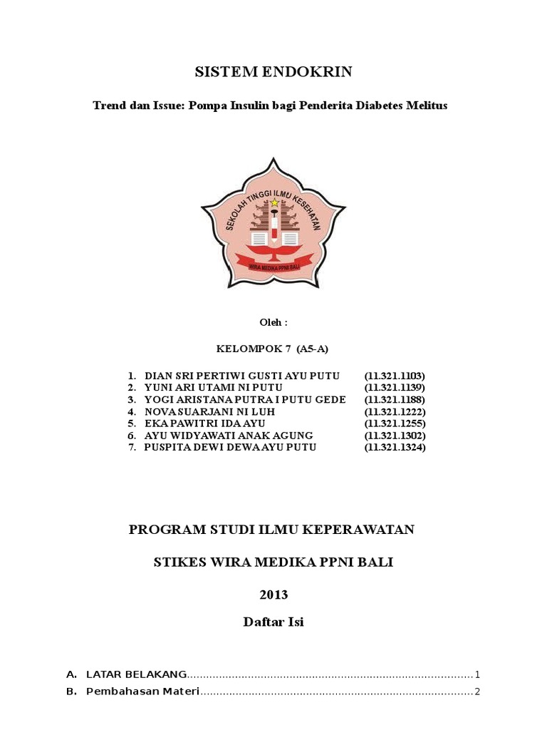 Trend Isue Pompa Insulin | PDF
