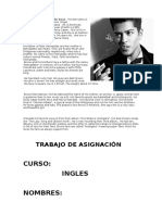 Curso: Ingles Nombres:: Trabajo de Asignación