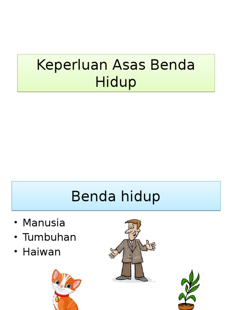 Keperluan Asas Benda Hidup Pdf