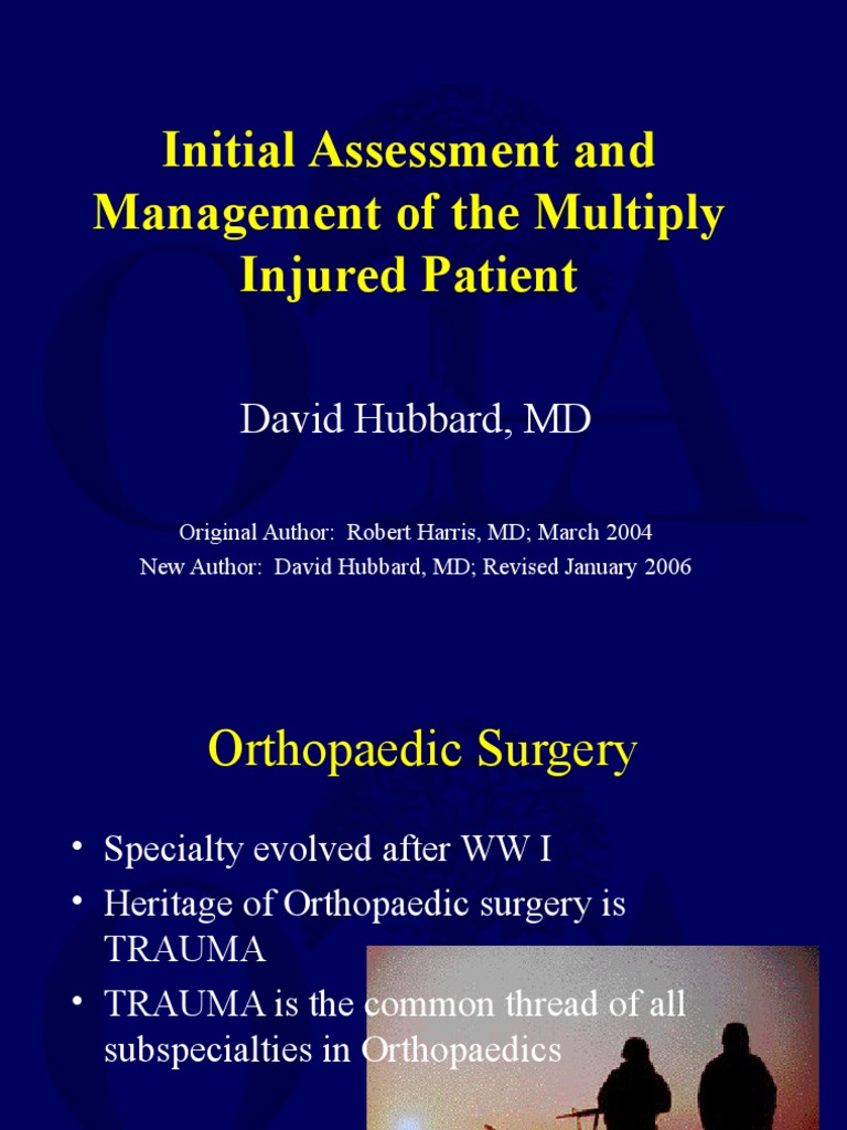 Management of Polytrauma Patients | PDF