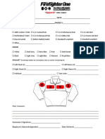 Apparel Spec Sheet