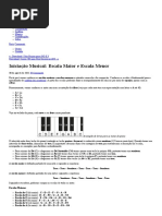 » Iniciação Musical_ Escala Maior e Escala Menor 