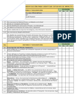 Checklist de Evaluación de Un EIA