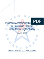 Proposed Accessibility Guidelines For Pedestrian Facilities For Pedestrian