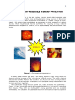 Distribution of Renewable in Energy Production