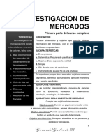 Investigacion de Mercados - Primera Parte Del Curso Completo