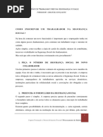 Admissao de Trabalhadores - Procedimentos