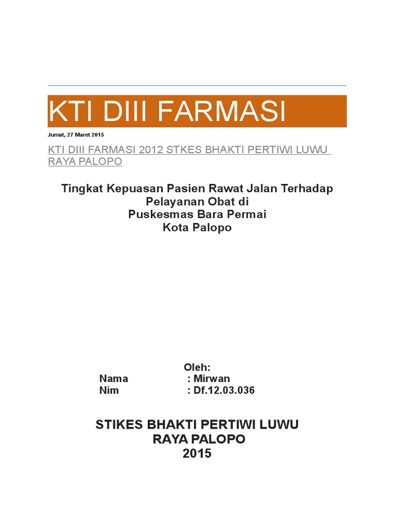 Kti Diii Farmasi Pdf