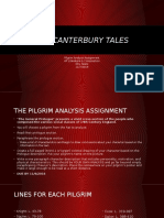 Analyze a Pilgrim from The Canterbury Tales