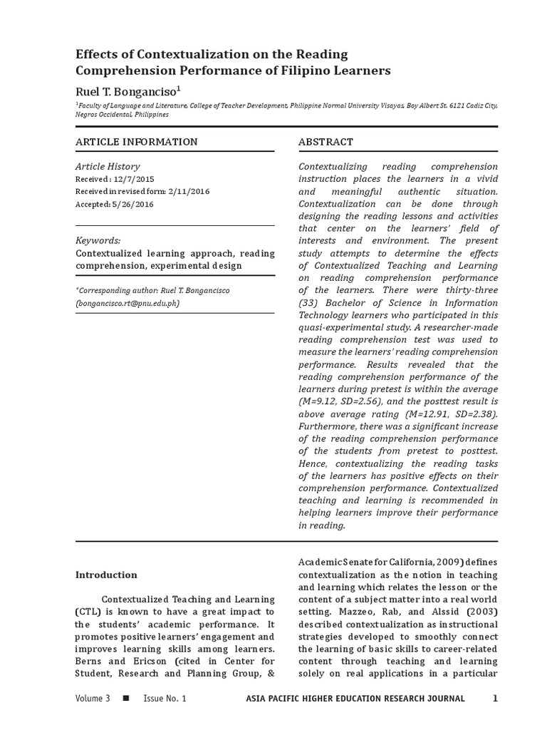 CONTEXTUALIZATION AND COMPREHENSION visual data 2