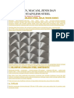 Stainless Steel Klasifikasi