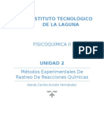 Métodos Experimentales De Rastreo De Reacciones Químicas