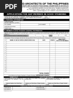 Application Form For Uap Member in Good Standing Certificate