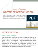 Implementación Del Sistema de Gestión Iso 9001