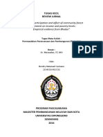 “Household participation and effect of community forest management on income and poverty levels 