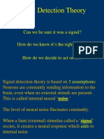 Signal Detection Theory