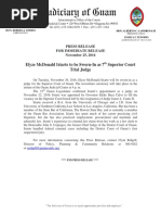 PRESS RELEASE - Elyze McDonald Iriarte to be Sworn-In at 7th Superior Court Trial Judge