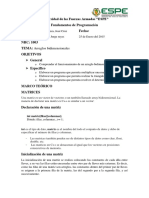 Informe Matriz