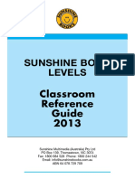 Sunshine Levels Booklet