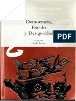 Democracia Estado y Desigualdad PDF