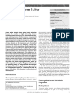 Biology of Green Sulfur Bacteria