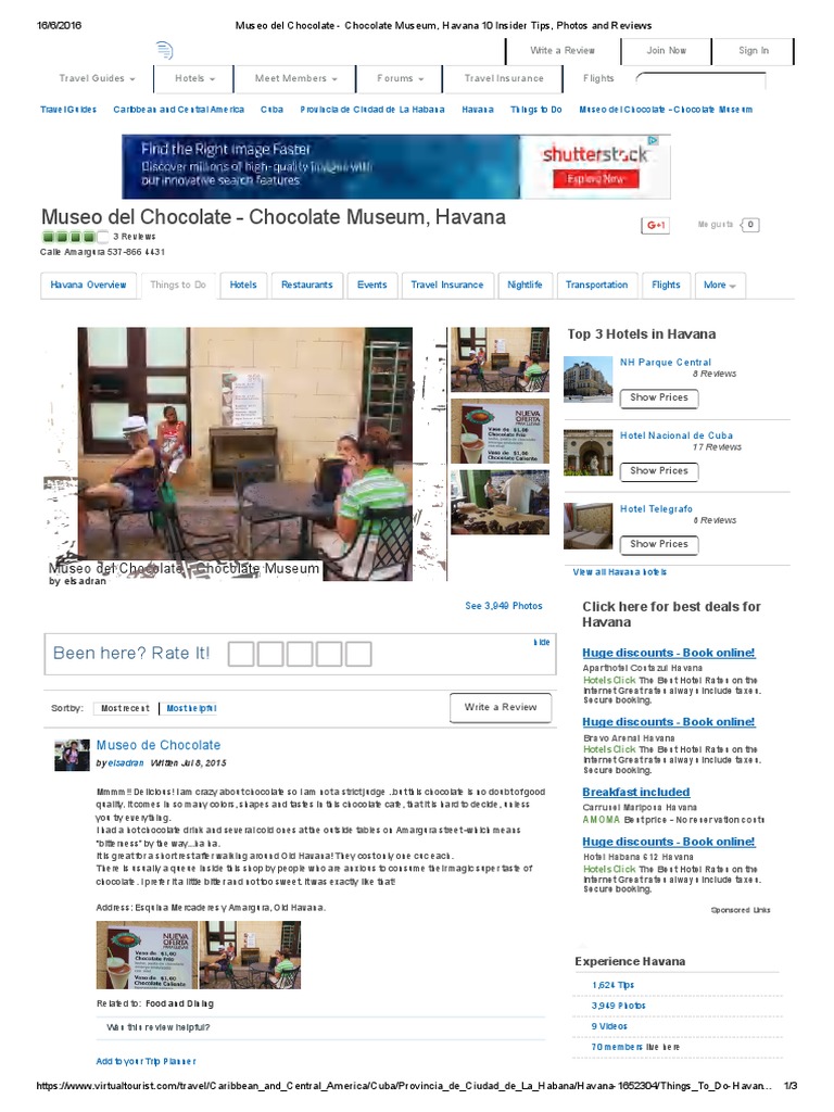 12Museo Del Chocolate Chocolate Museum, Havana 10 Insider Tips