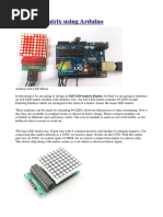 8x8 LED Matrix Using Arduino