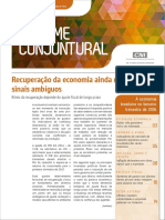 Informe Conjuntural Julho-Setembro 2016