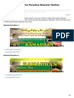 Desain Banner Spanduk Ramadhan Masbadar Silahkan Download