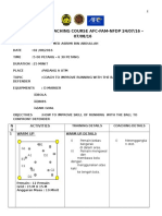 Template Pratical Session - Running