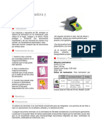 Máquina Laminadora y Respuestos: Ficha Técnica