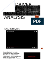 Taxi Driver Opening Sequence Analysis