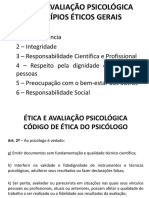 Aula 4 Ética e Avaliação Psicológica