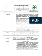 Sop Pelayanan Di Poli Umum