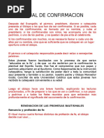 Ritual de Confirmacion