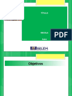 Modelo de Apresentação para categoria Comunicação Oral - XIV Mostra de Saberes 2016