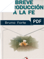 Breve Introducción a la Fe. Forte, Bruno