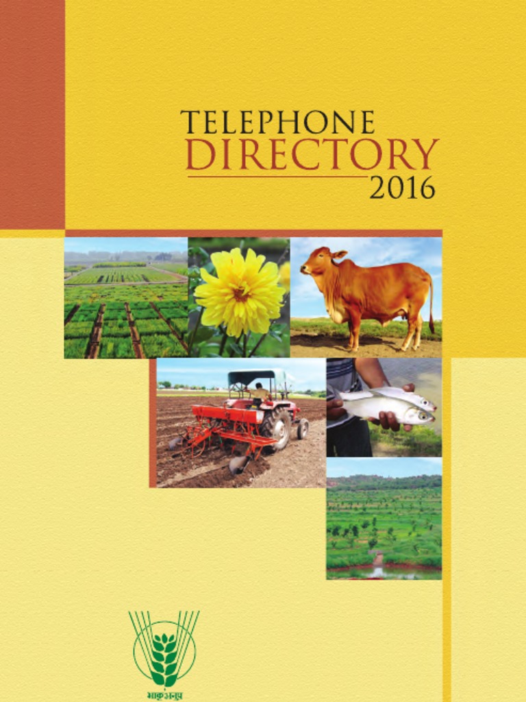ICAR Telephone Directory PDF