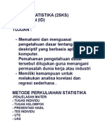Statistika PLN Pendahuluan 2015