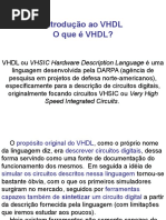 Introdução Ao VHDL