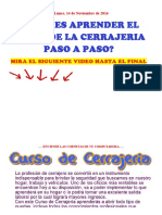 Curso de Cerrajeria