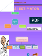 Evaluasi Estimator